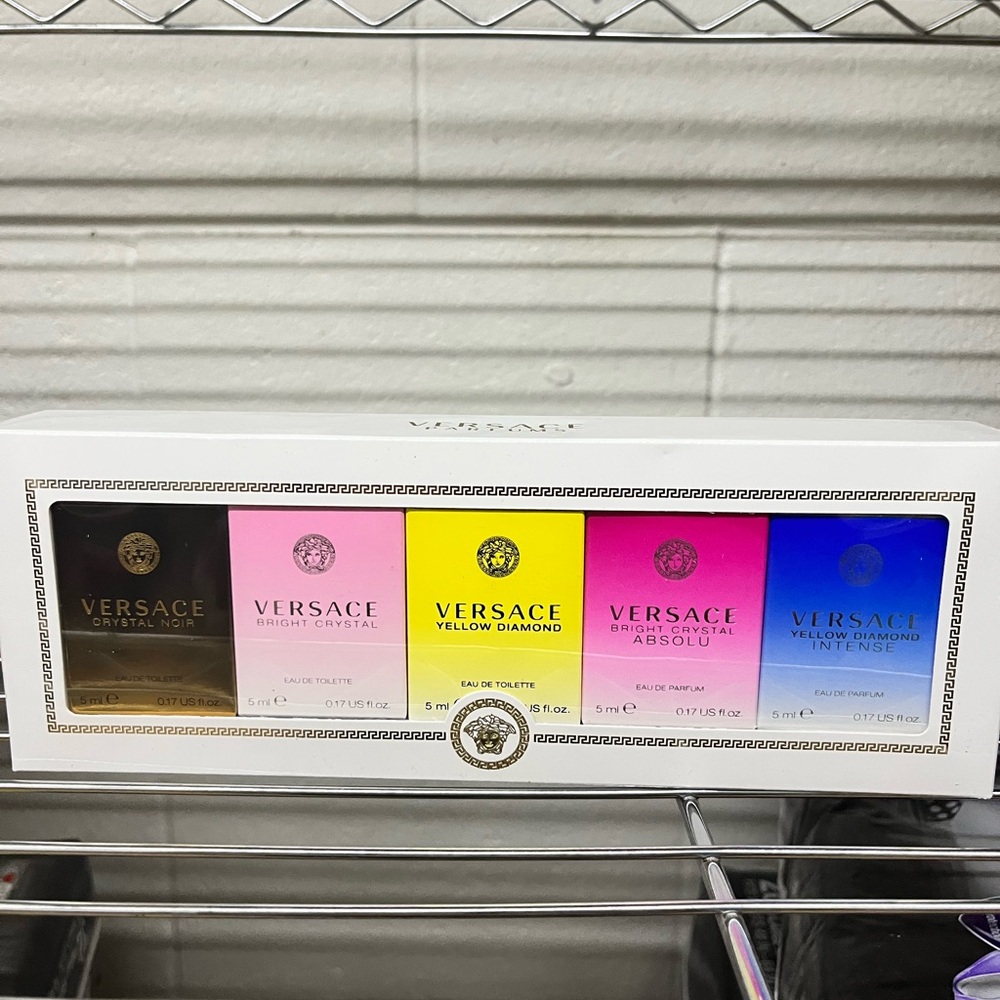 Versace Mini Perfume Collection - Pink, Yellow, Blue